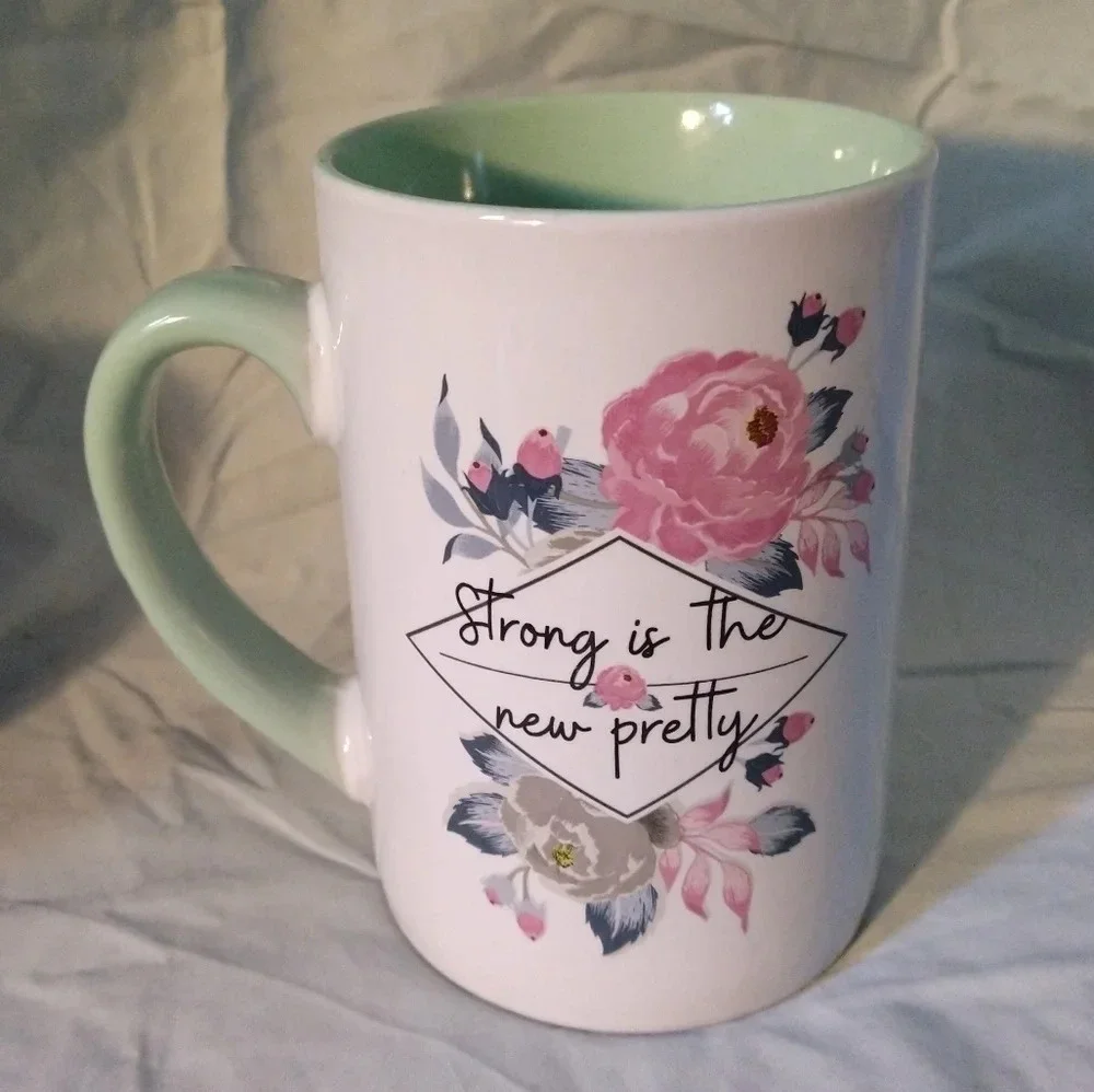 Strong & pretty coffee mug